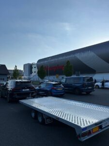 7 2-3 пассажира и авто на лафете в Европу